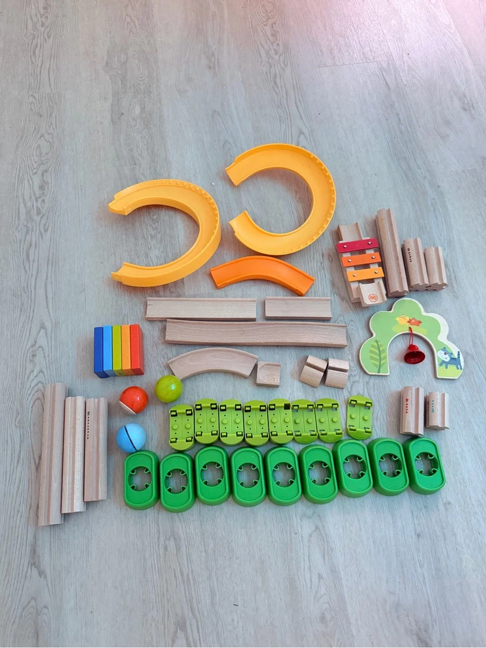 HABA KULLERBU Wooden BALL Marble Run Toy Track - MUSICAL MONTESSORI